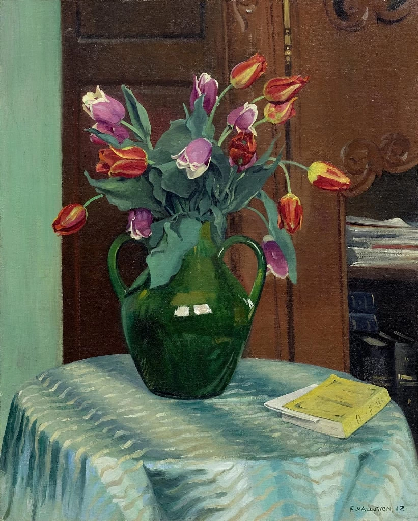 Tulipani rosa e rossi, 1912